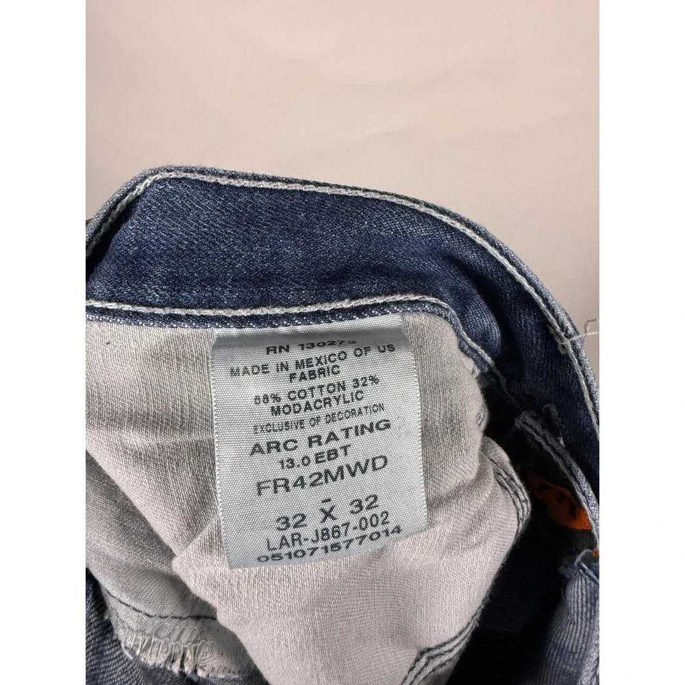 Wrangler 20X FR Flame Resistant Blue Jeans Mens Size 32x32 HRC2 Workwear Denim